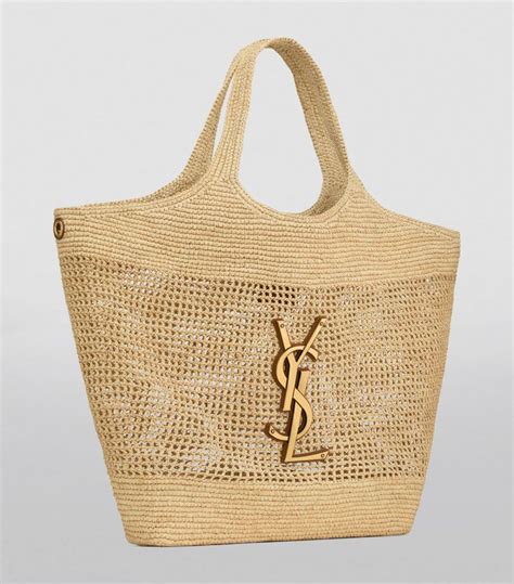 saint laurent raffia bag sale|yves saint laurent tote bag.